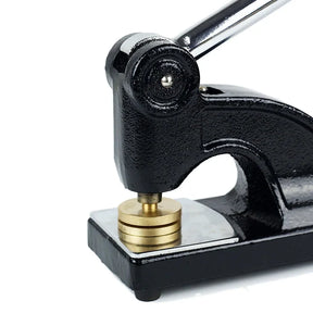 Council Long Reach Seal Press - Heavy Embossed Stamp Black Color Customizable - Bricks Masons