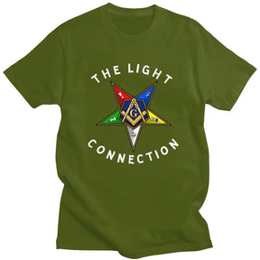 Worthy Patron OES T-Shirt - Men’s Short Sleeve Cotton Various Colors - Bricks Masons