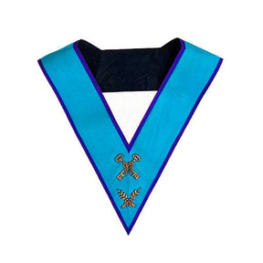 Treasurer Memphis Misraim Officer Collar - Hand Embroidery