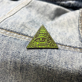 Eye Of Providence Brooch - Triangle L - Bricks Masons