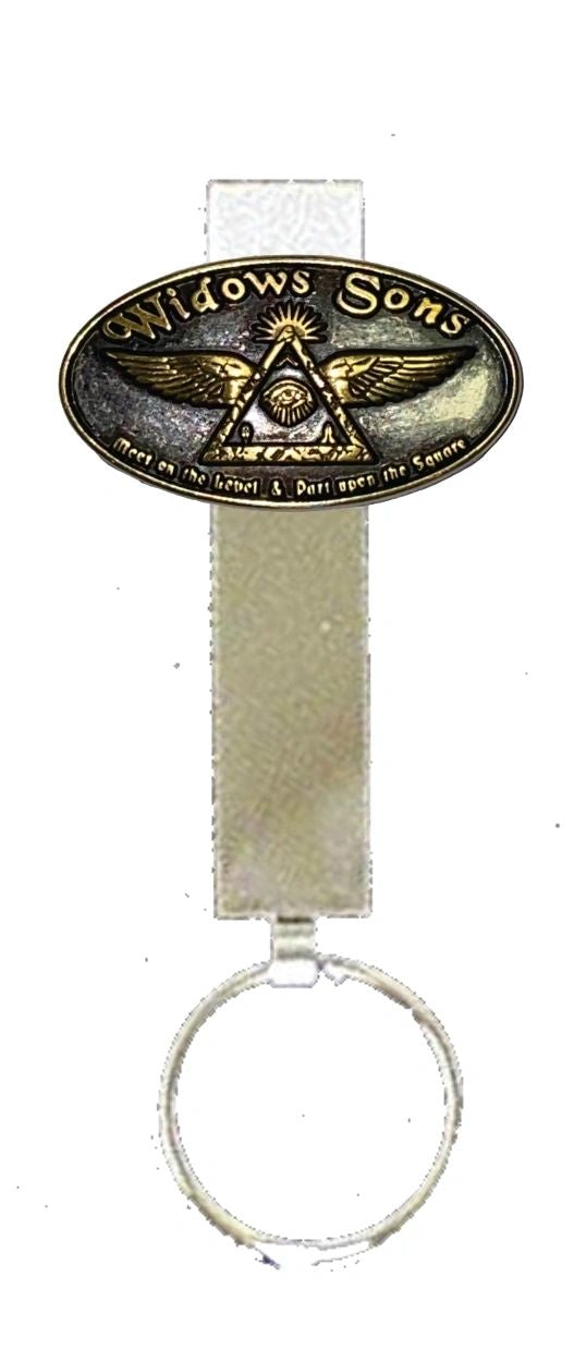 Widows Sons Pocket Key Holder - Eye of Providence & Wings - Bricks Masons