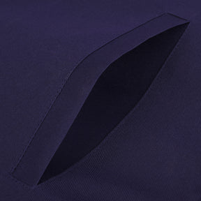 Chaplain Blue Lodge Officer Apron - Kenton Lodge Navy Velvet With Silver Embroidery Thread - Bricks Masons