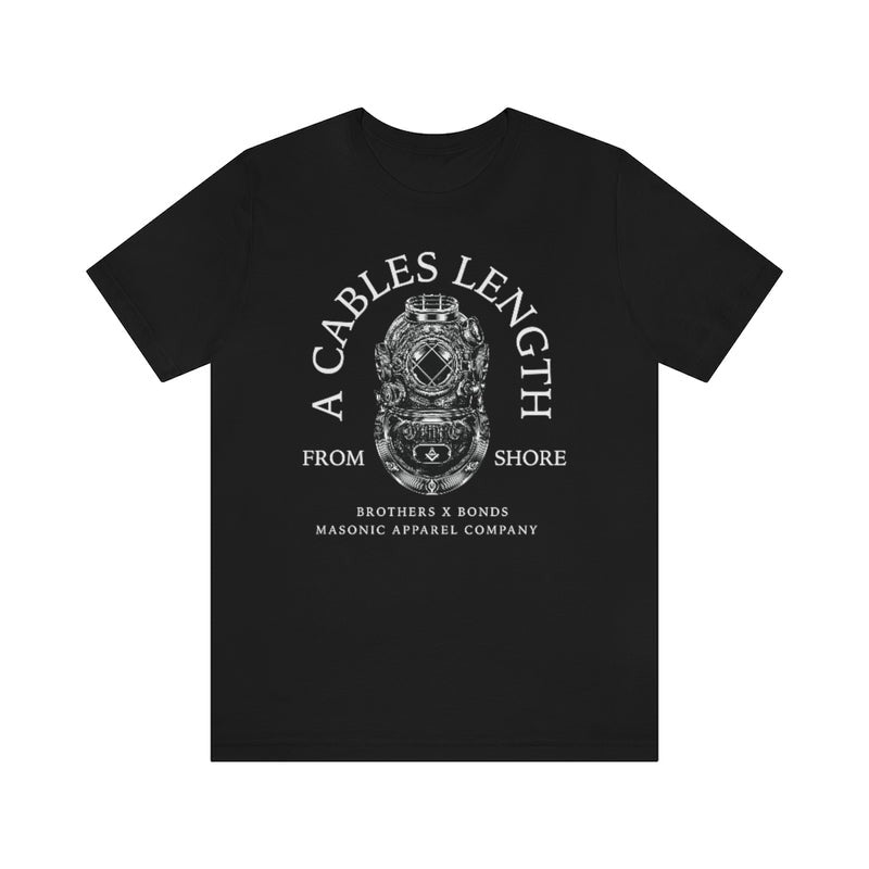 Fellowcraft Blue Lodge T-Shirt - A Cables Length - Bricks Masons