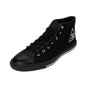 32nd Degree Scottish Rite Sneaker - High-top Black & White