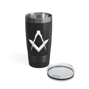 Master Mason Blue Lodge Ringneck Tumbler - 20oz Square & Compass