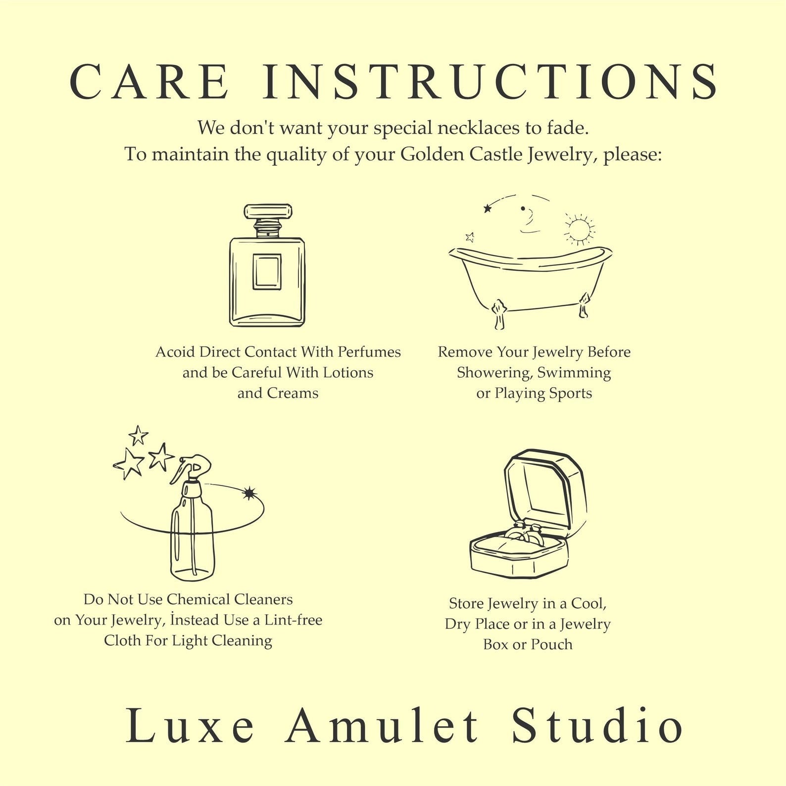 Masonic Necklace - Three Lesser Lights Various Materials - Bricks Masons