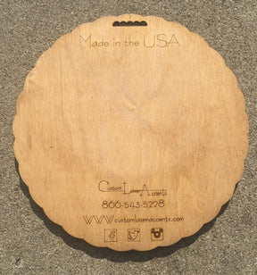 Master Mason Blue Lodge Wall Monogram - Wooden Masonic Riders - Bricks Masons