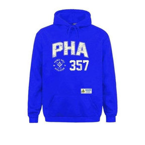 Master Mason Blue Lodge Hoodie - Prince Hall PHA 357 Square and Compass G