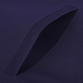 Junior Warden Blue Lodge Officer Apron - Dark Blue With Silver Hand Embroidery Bullion - Bricks Masons