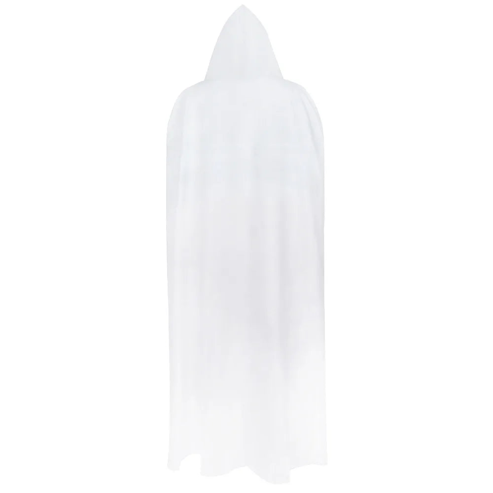 Knights Templar Cloak - White & Black Polyester - Bricks Masons