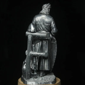 Knights Templar Figurine - Metal Silver Color - Bricks Masons