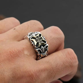 Knights Templar Commandery Ring - Adjustable Size - Bricks Masons