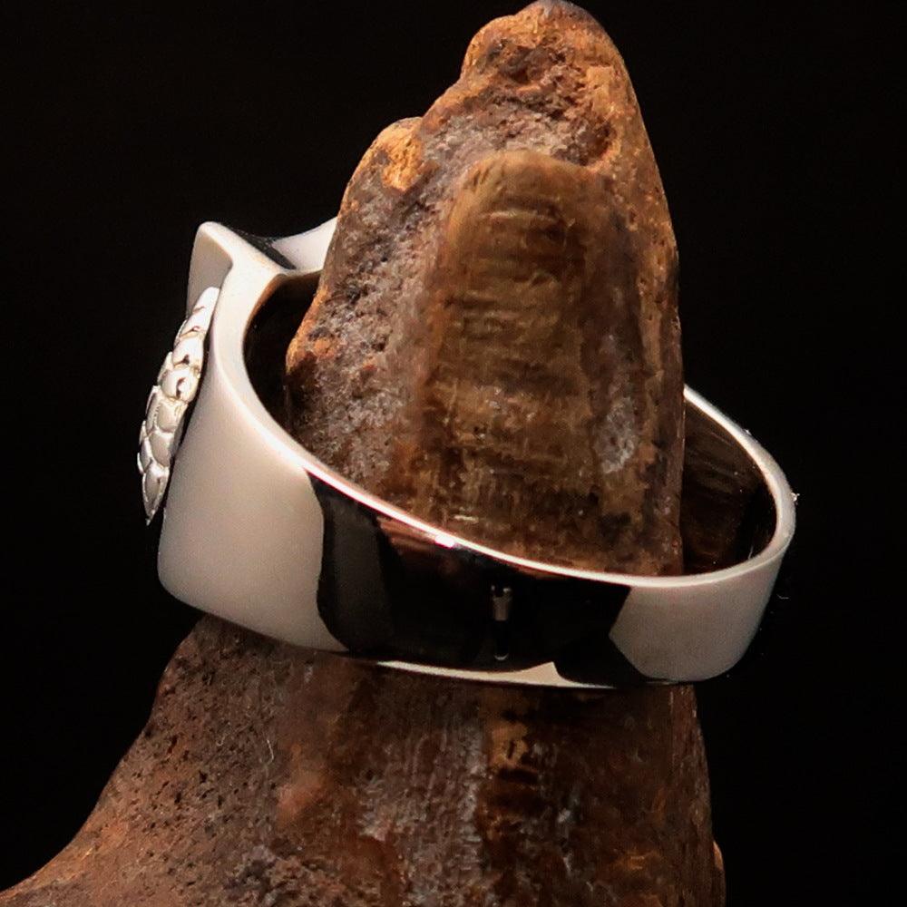 Knights Templar Ring - Flag of Norway Blue Cross On Red - Bricks Masons