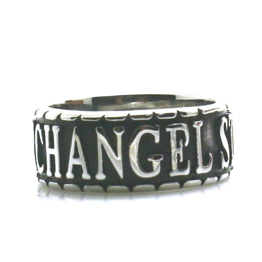 Knights Templar Ring - St. Michael The Archangel Pray For Us Silver - Bricks Masons