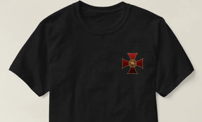 Knights Templar T-Shirt - Cotton Short Sleeve O-Neck - Bricks Masons