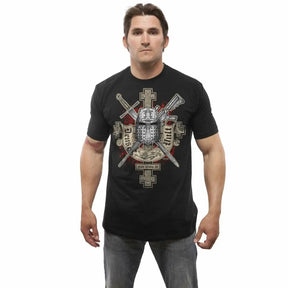 Knights Templar T-shirt - Deus-Vult (God Wills It) - Bricks Masons