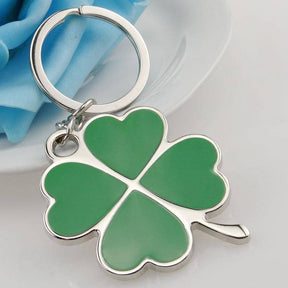 Masonic Green Leaf Keychain - Stainless - Bricks Masons
