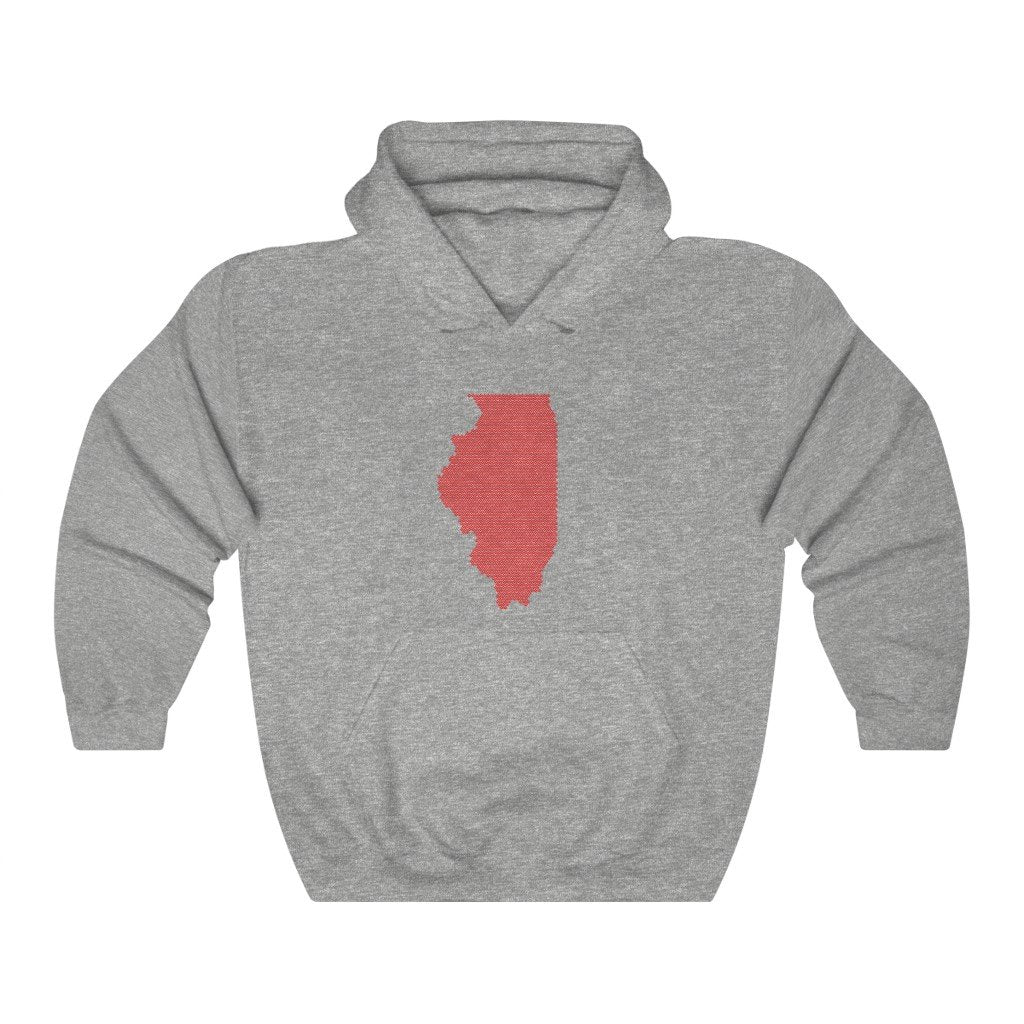 Masonic Hoodie - ILLINOIS State - Bricks Masons