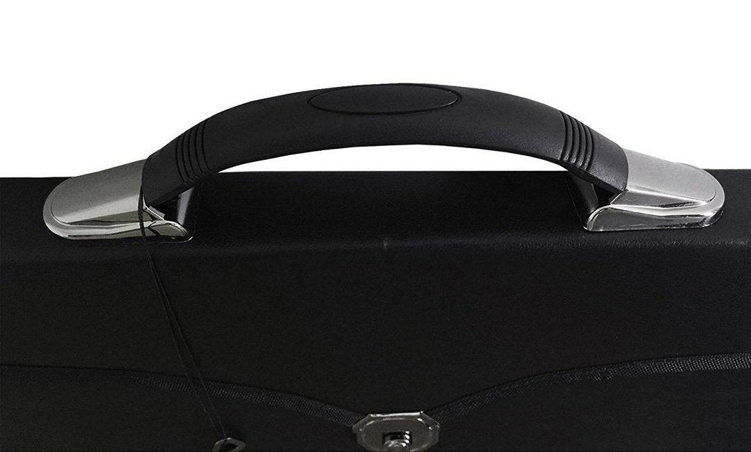 Master Mason Blue Lodge Apron Case - Black Leather MM, WM, Provincial - Bricks Masons