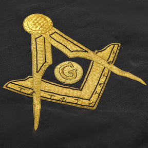 Master Mason Blue Lodge Banner - Machine Embroidery Fully Customizable - Bricks Masons