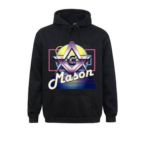 Master Mason Blue Lodge Hoodie - Square & Compass G (Multiple Colors) - Bricks Masons