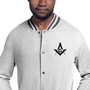 Master Mason Blue Lodge Jacket - Square and Compass G Various Colors - Bricks Masons