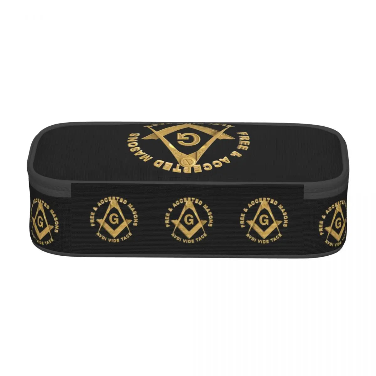 Master Mason Blue Lodge Office Tools Case - Gold Free & Accepted Masons - Bricks Masons