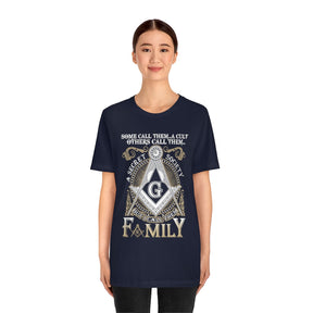 Masonic T-Shirt - I Call Them Family - Bricks Masons