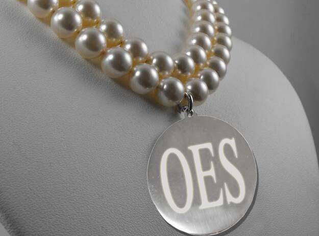 OES Necklace - Double Strand Pearl - Bricks Masons