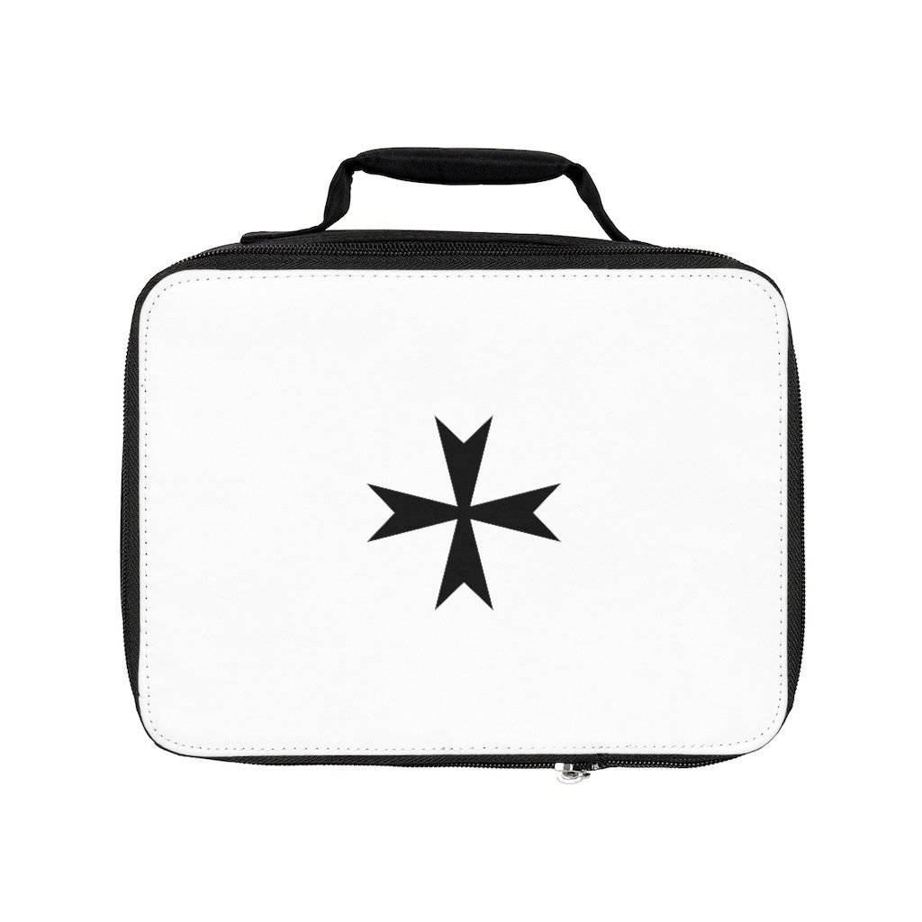 Order Of Malta Lunch Bag - Black & White - Bricks Masons