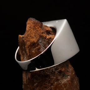 Order of Malta Ring - Green & Silver Cross Sterling Silver - Bricks Masons