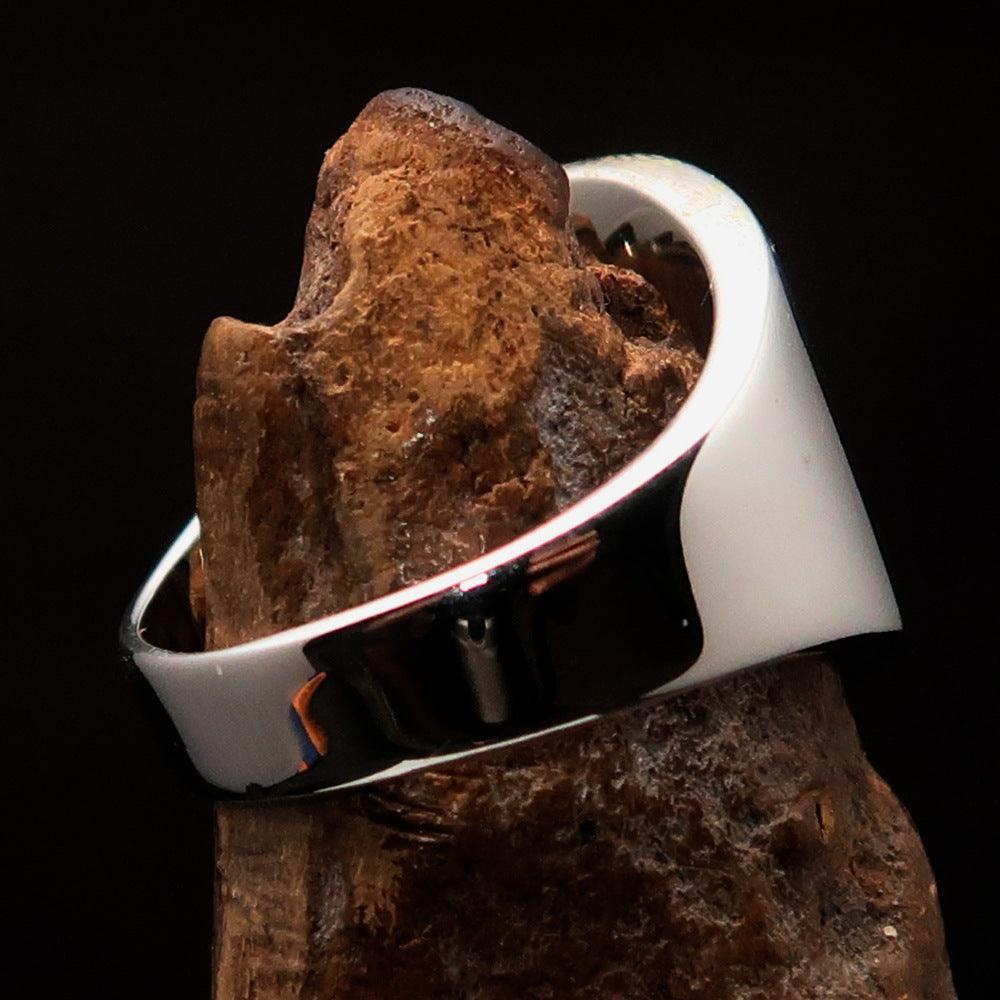 Order of Malta Ring - Yellow Cross Sterling Silver - Bricks Masons