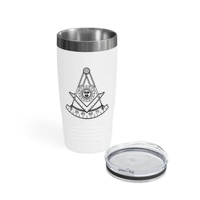 Past Master Blue Lodge Ringneck Tumbler - Various Colors 20oz - Bricks Masons