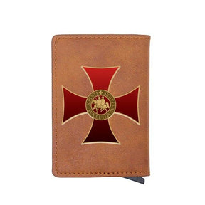 Knights Templar Commandery Wallet - Cross & Credit Card Holder (4 colors)