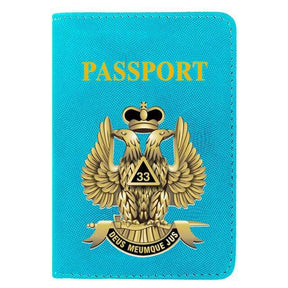 33rd Degree Scottish Rite Wallet - Passport & Credit Card Holder