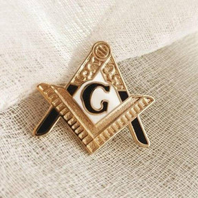 Master Mason Blue Lodge Lapel Pin - Square and Compass G