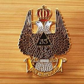 33rd Degree Scottish Rite Lapel Pin - Ancient and Accepted