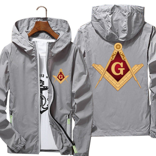 Master Mason Blue Lodge Jacket - Square & Compass G (Multiple Colors)