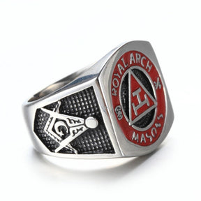 Royal Arch Chapter Ring - Titanium Steel