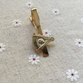 Past Master Blue Lodge Tie Clip - Gold