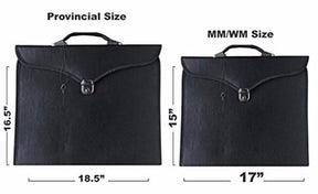 Royal Arch Chapter Apron Case - Red Leather MM, WM, Provincial - Bricks Masons