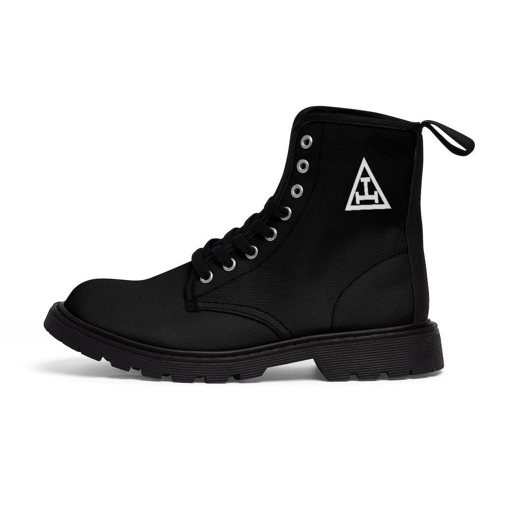 Royal Arch Chapter Boots - Black & White - Bricks Masons