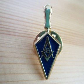 Master Mason Blue Lodge Lapel Pin - Blue Trowel