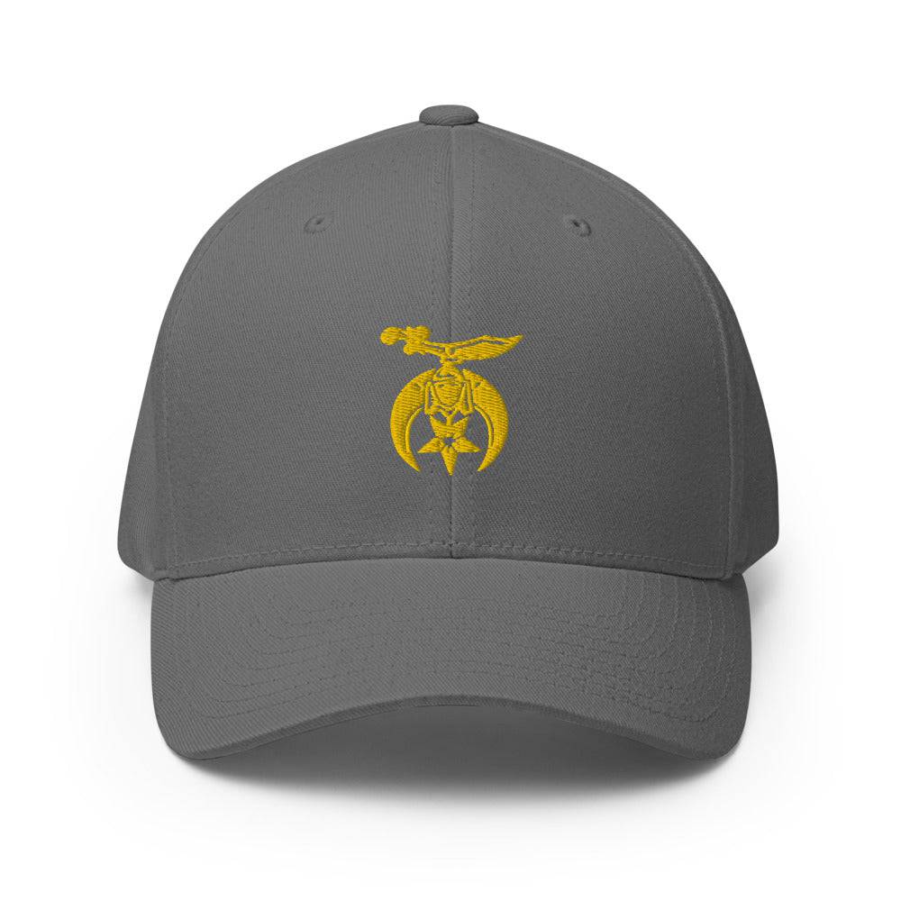 Shriners Baseball Cap - Golden Embroidery - Bricks Masons