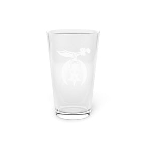Shriners Pint Glass - 16oz - Bricks Masons