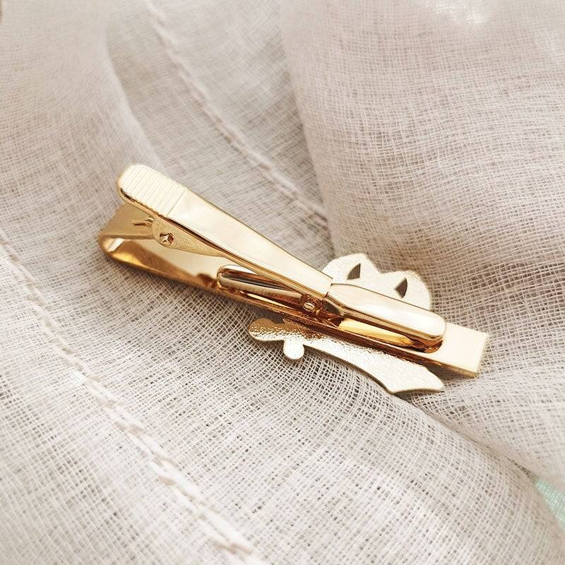 Shriners Tie Clip - Metal Gold Plated - Bricks Masons