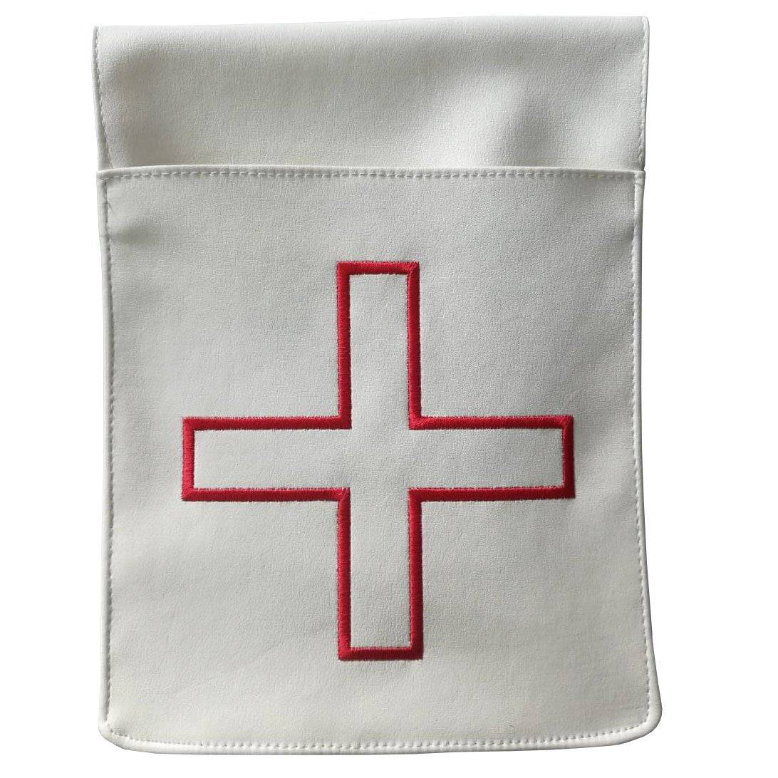 St. Thomas of Acon Pouch - Leather & Reversible - Bricks Masons