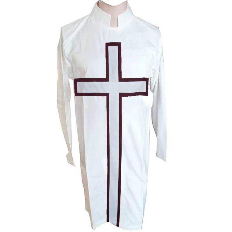 St. Thomas of Acon Tunic - White or Cream - Bricks Masons