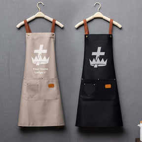 Knights Templar Commandery Work Apron - Various Colors - Bricks Masons