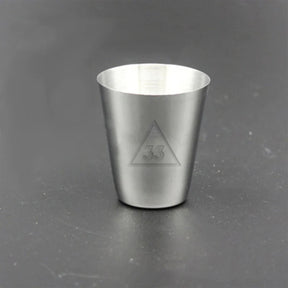 33rd Degree Scottish Rite Cups - Stainless Steel - Bricks Masons